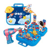 Creative Space Screw Puzzle Suitcase Toy Set