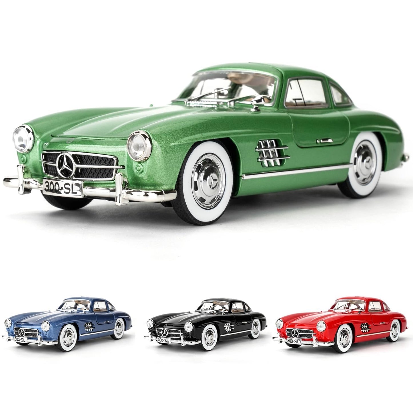 Mercedes Benz 300SL Vintage Model Car 1:24