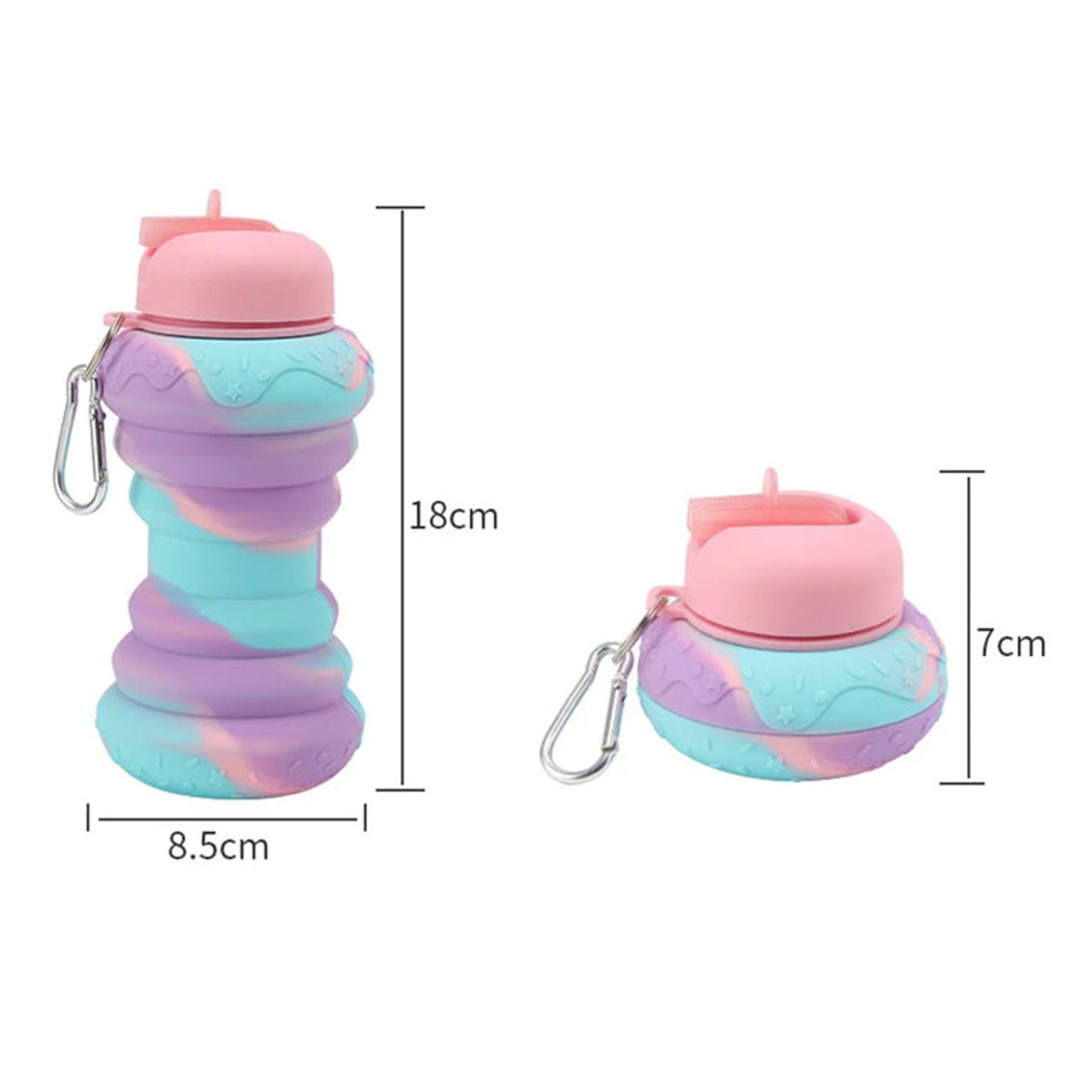Silicone Donut Water Bottle đ©