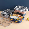 3-Compartment Stainless Steel Lunch Box