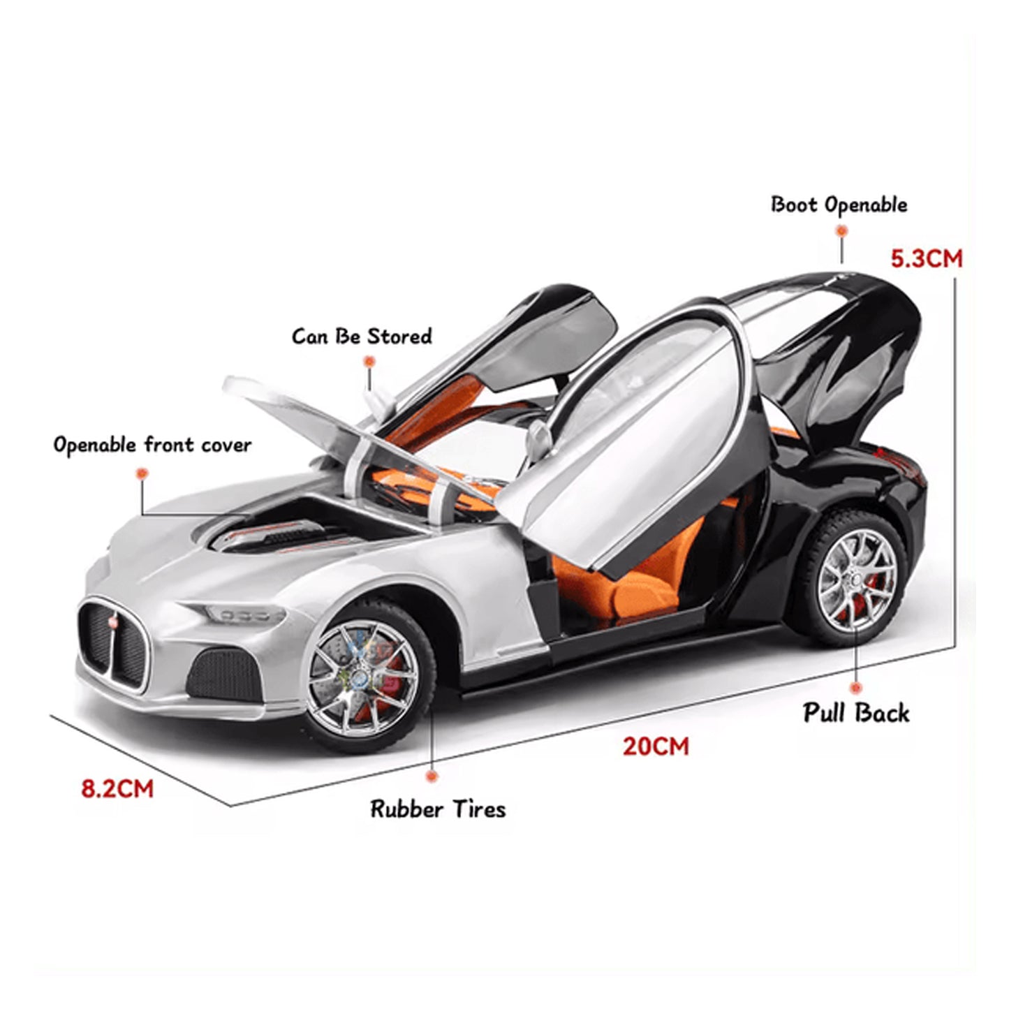 Bugatti Atlantic 1:24 Die-Cast Model Car