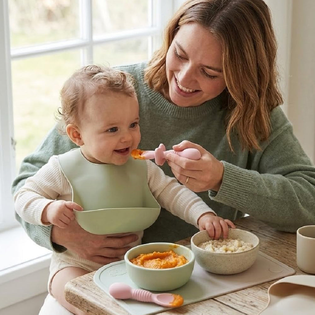 Baby Silicone Spoon & Fork Set