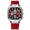 Reward VIP Analog Red Square Dial Men's Watch
