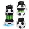 Football Design Foldable Sports Water Bottle