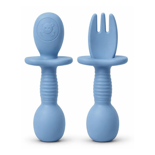 Baby Silicone Spoon & Fork Set