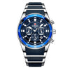 Reward VIP Luxury Chronograph Men’s Quartz Watch – Blue Dial Edition
