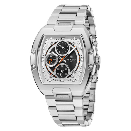 Reward Men's Business Quartz Watch – Silver
