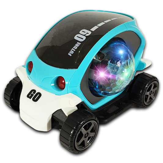 360° Stunt Car With Music & Lights – Bump & Go Toy