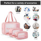 Pvc Cosmetic Pouch Make Up Wash Bag Set Of 3