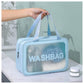 Pvc Cosmetic Pouch Make Up Wash Bag Set Of 3