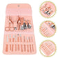 16 In 1 Stainless Steel Manicure Set – Pink
