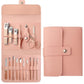 16 In 1 Stainless Steel Manicure Set – Pink