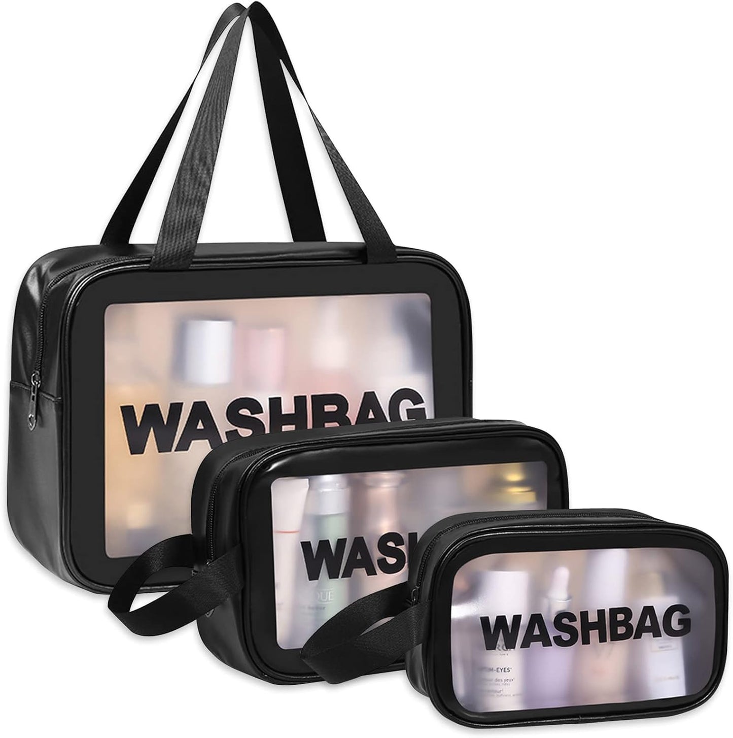 Makeup & Toiletry Pouch Set OF 4Pcs