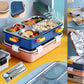 4-Compartment Stainless Steel Lunch Box