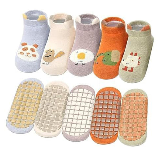 Non-Skid Toddler Socks For Boys & Girls ( 1-3 Years )