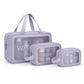 Pvc Cosmetic Pouch Make Up Wash Bag Set Of 3