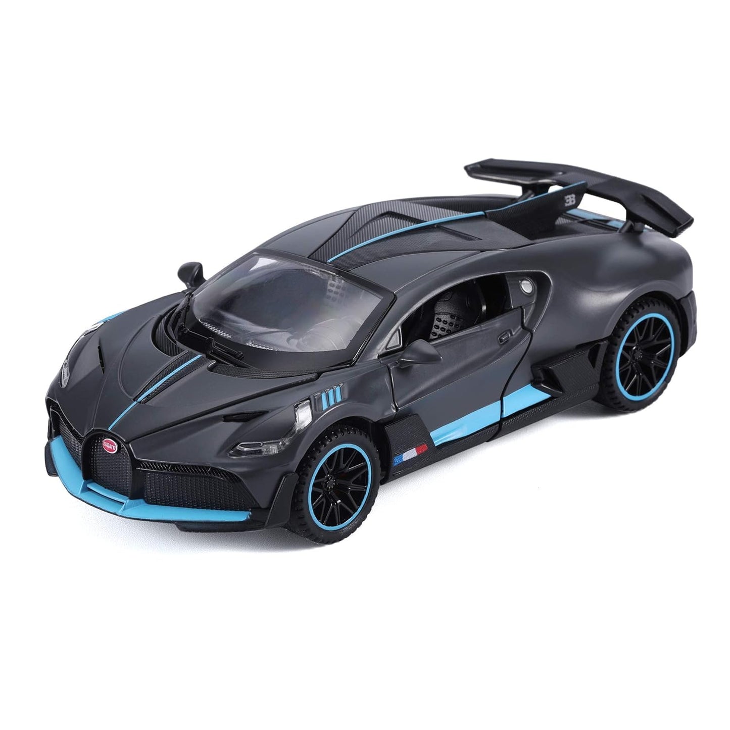 Bugatti Divo Die-Cast Pullback Car With Lights & Sound