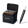 Dual Tip Colorful Art Markers Sketch Pens 80 Colours With Carrying Case
