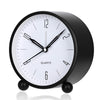 Twin Bell Table Clock With Night Backlight (Black)