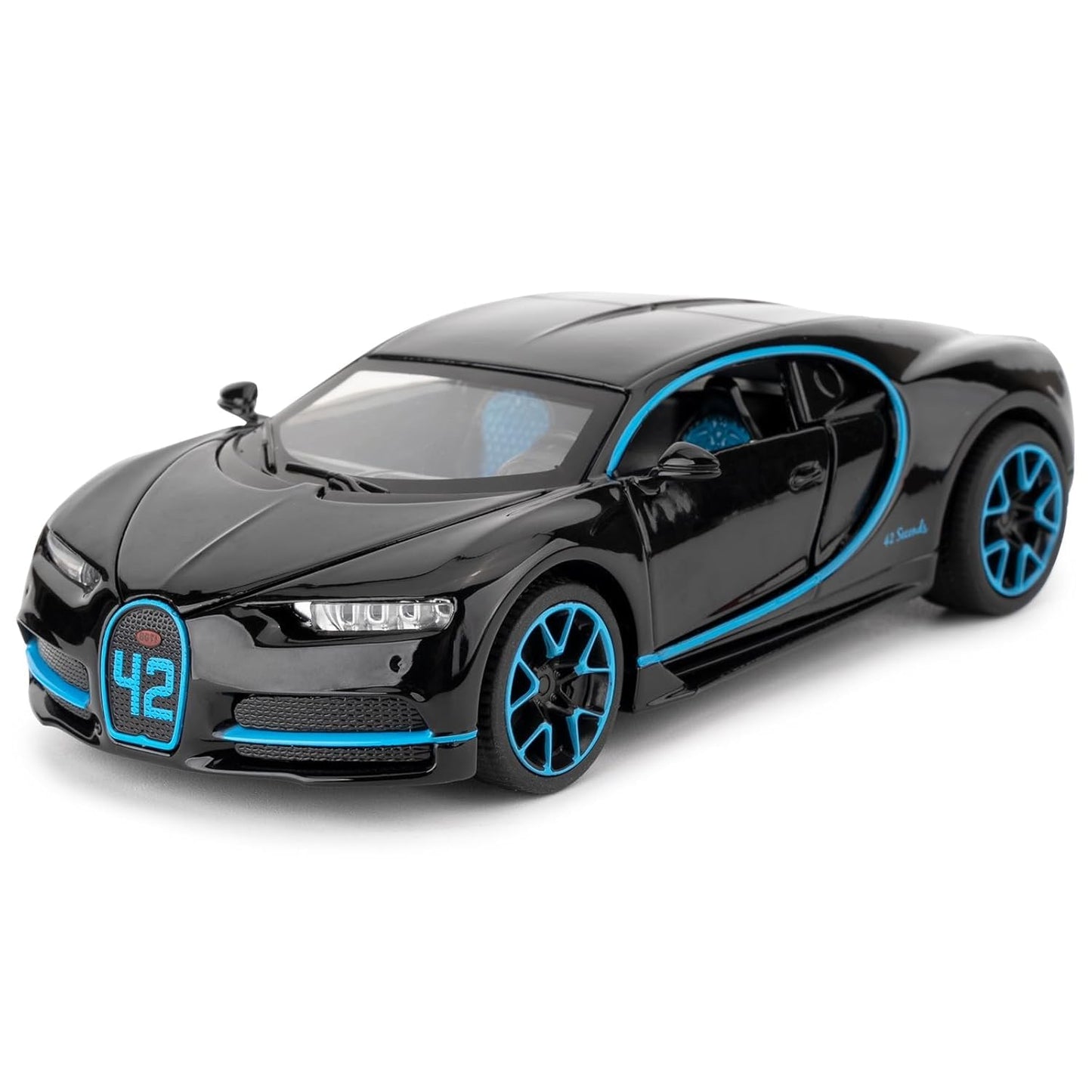 Bugatti Chiron 1:32 Die-Cast Pullback Car With Sound & Light