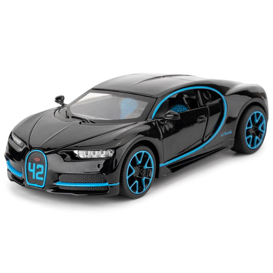 Bugatti Chiron 1:32 Die-Cast Pullback Car With Sound & Light