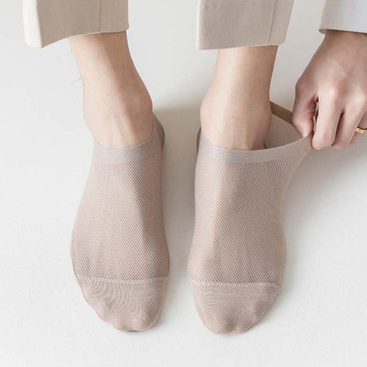 Hollow Out No-Show Socks for Men