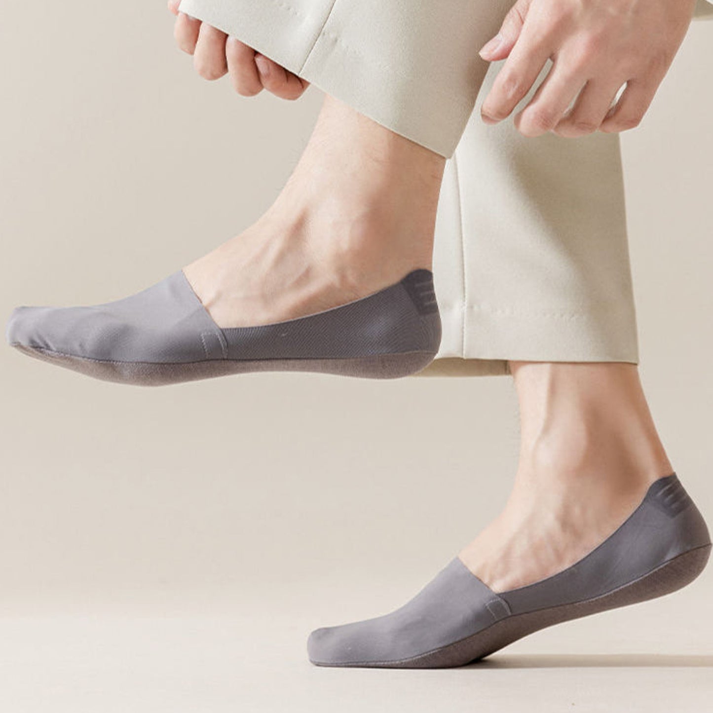 Men’s Imported Mesh Anti-Slip Loafer Socks