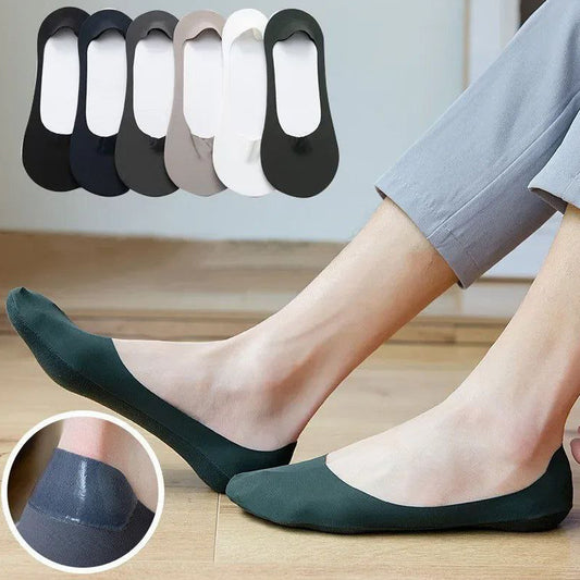 Men’s Ice Silk No-Show Socks (6 Pair)