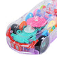 Transparent 360° Rotating Racing Car Toy For Kids