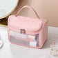 Pink Portable Travel Cosmetic Bag