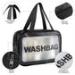 Pvc Cosmetic Pouch Make Up Wash Bag Set Of 3