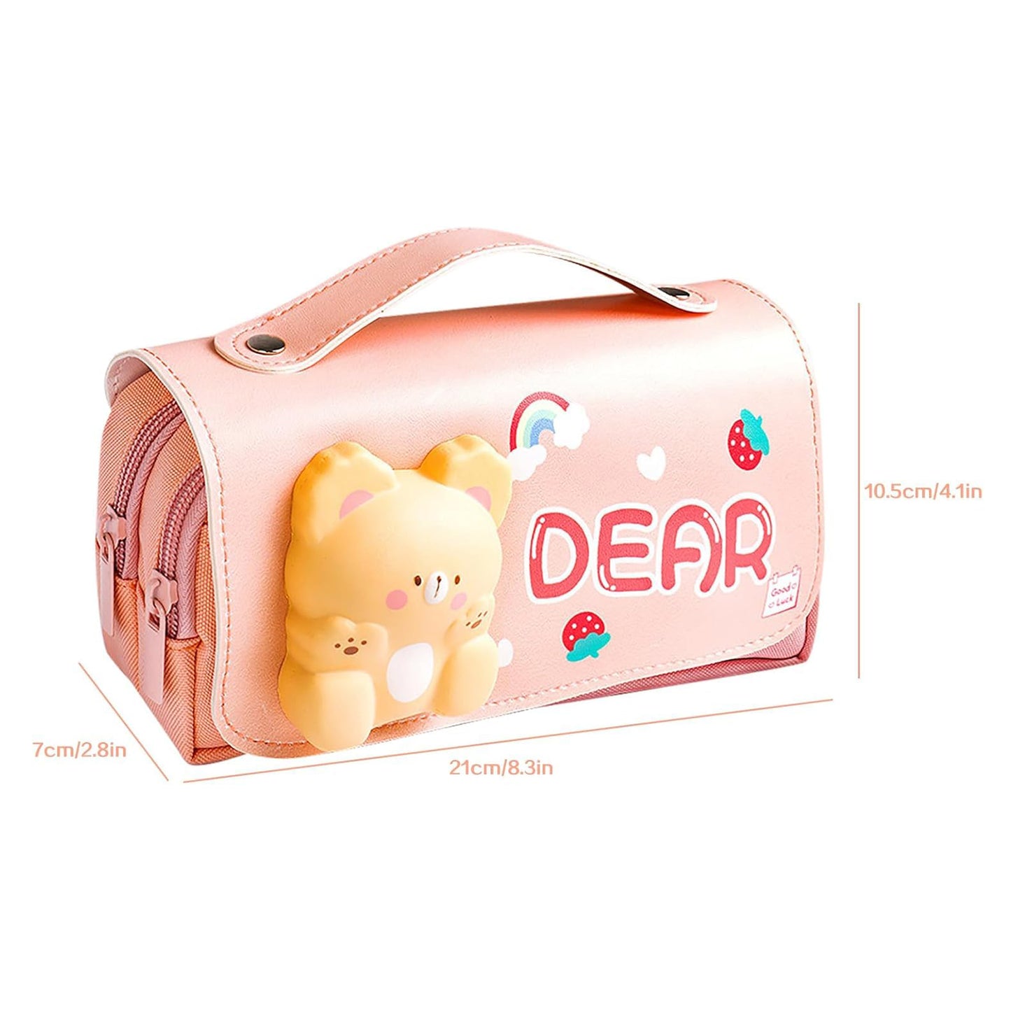 Dear Style Pencil Pouch Big Pencil Case Zipper