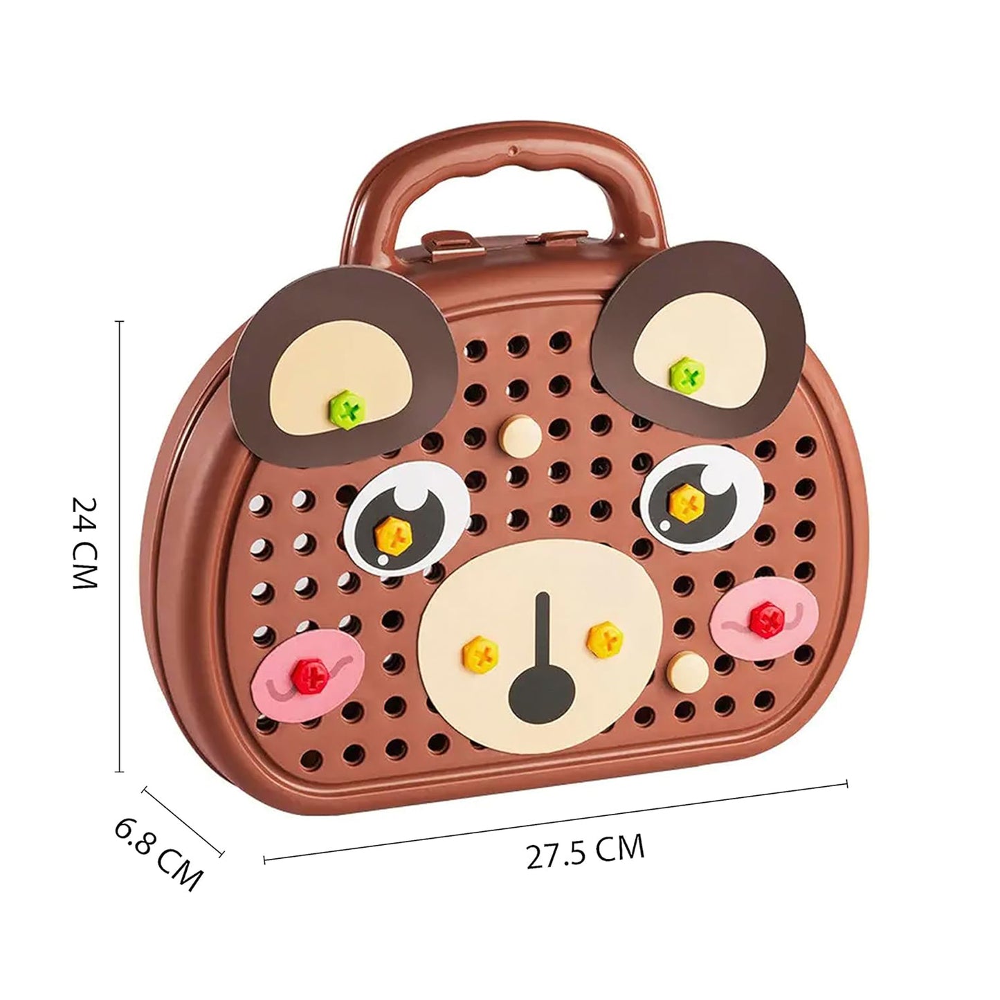 Creative Screw Puzzle Suitcase Toy Set For Kids