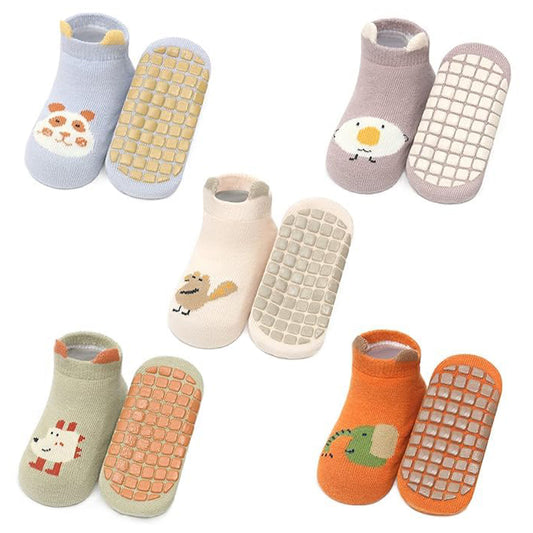 Non-Skid Toddler Socks For Boys & Girls ( 1-3 Years )