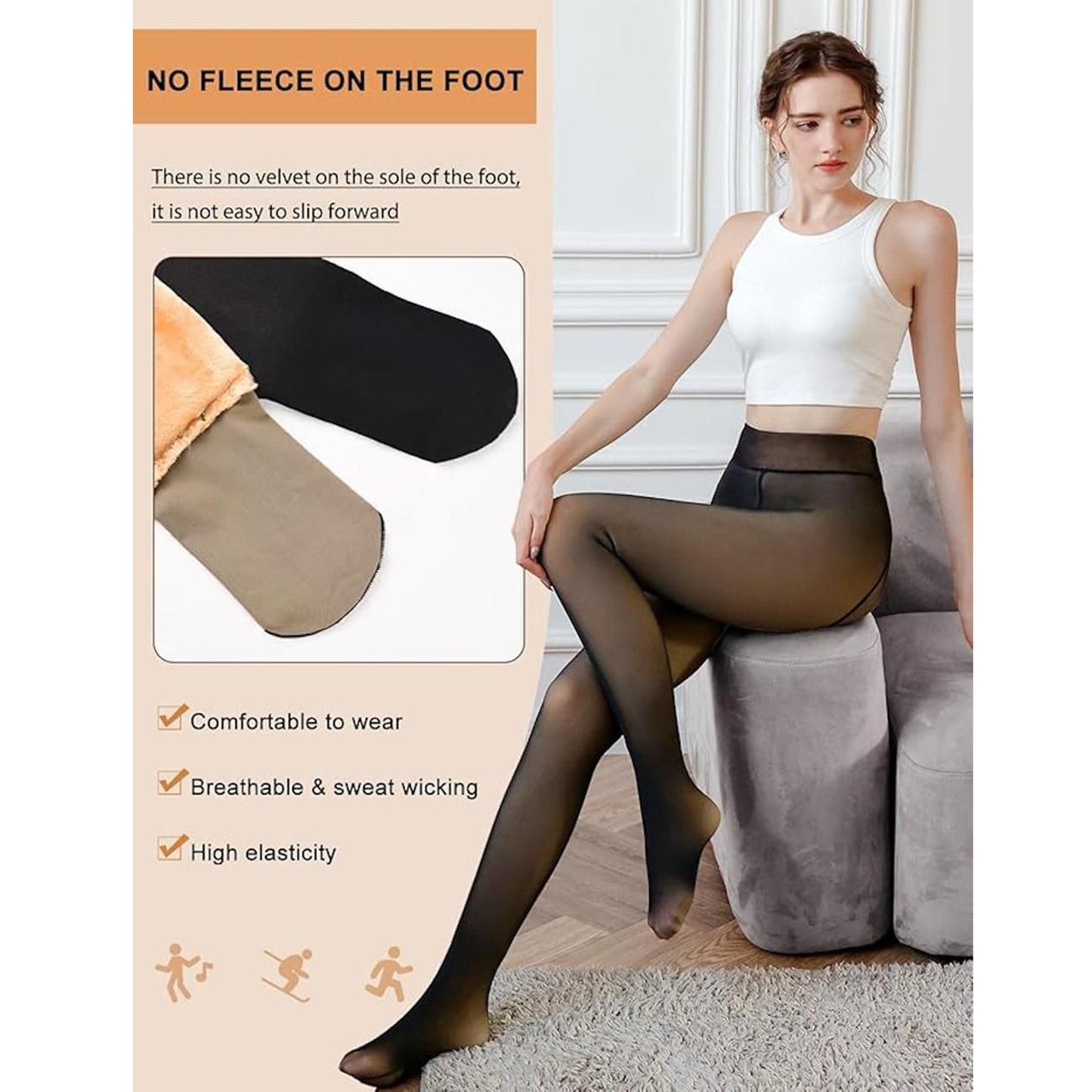 Women Warm Thermal Leggings