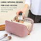 Makeup Cosmetic Bag For Women Wide Opening Cosmetic Case