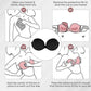 Stick-On Strapless Push-Up Adhesive Bra For Women