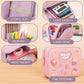 Canvas Pencil Case – Large Capacity 6 Layer With 3 Compartment For Kids