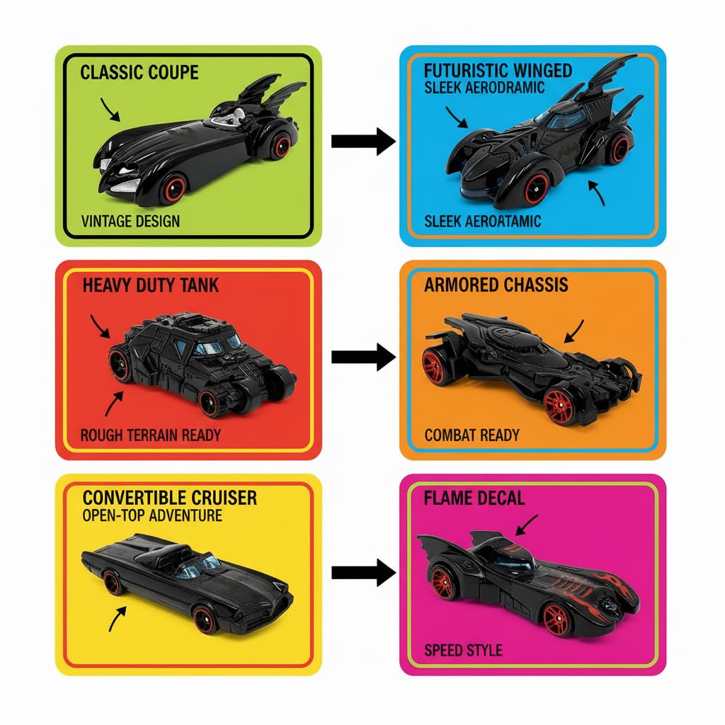 High-Speed Die-Cast Toy Cars (6 Pack)