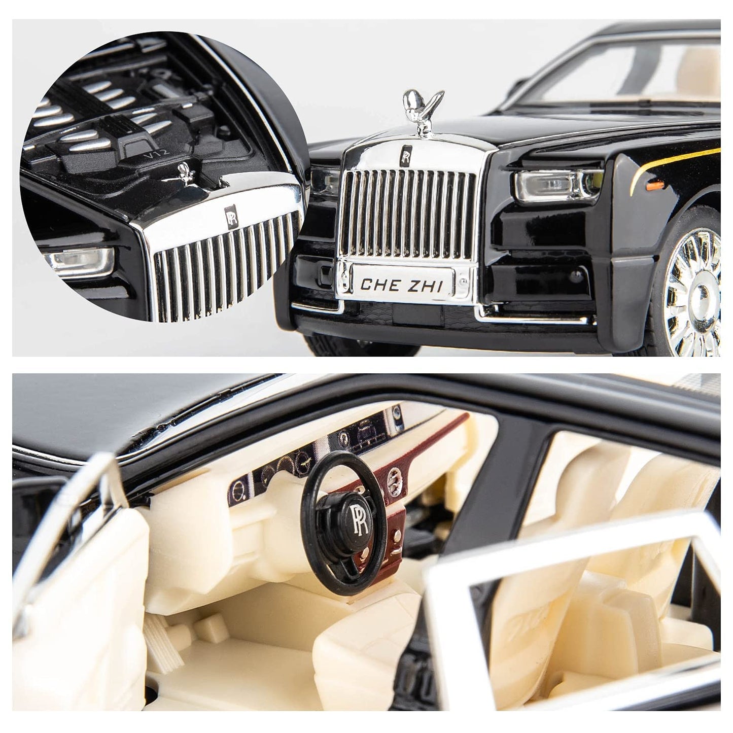 Rolls-Royce Phantom Toy Car With Lights & Sound
