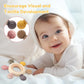 Wooden & Silicone Baby Teether BPA Free