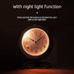 Round Desk Loud Alarm Silent Non-Ticking Clock (White)