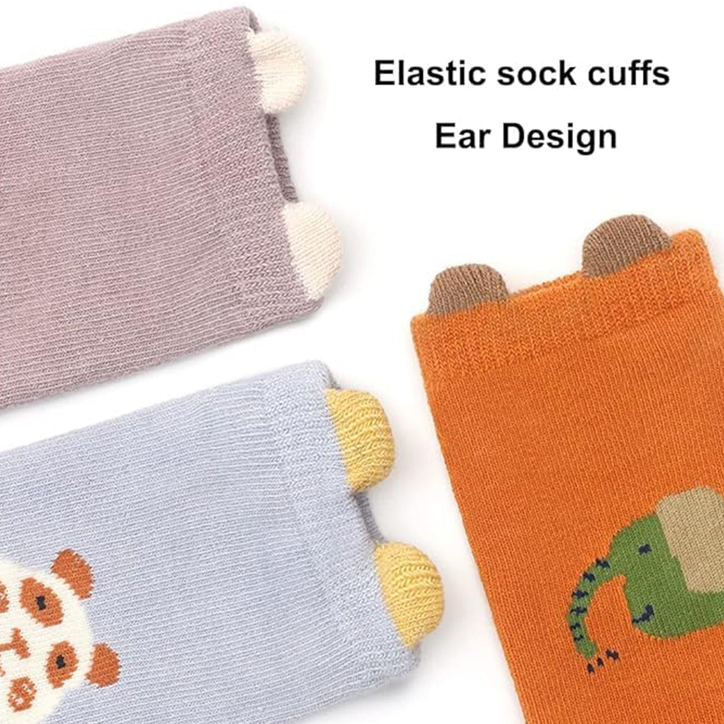 Non-Skid Toddler Socks For Boys & Girls (1-3 Years)