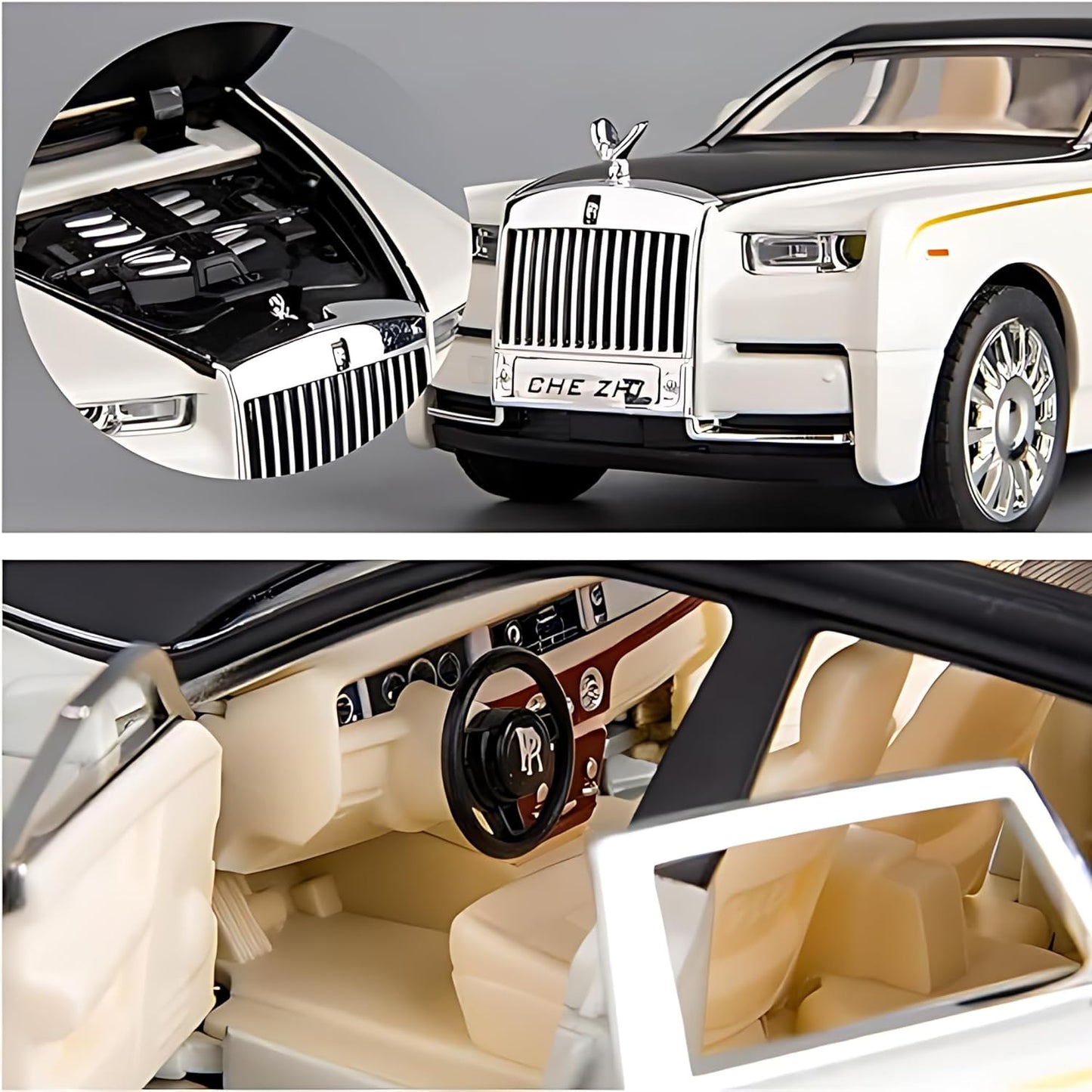 Rolls-Royce Phantom Toy Car With Lights & Sound
