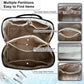 Makeup Cosmetic Bag For Women Wide Opening Cosmetic Case