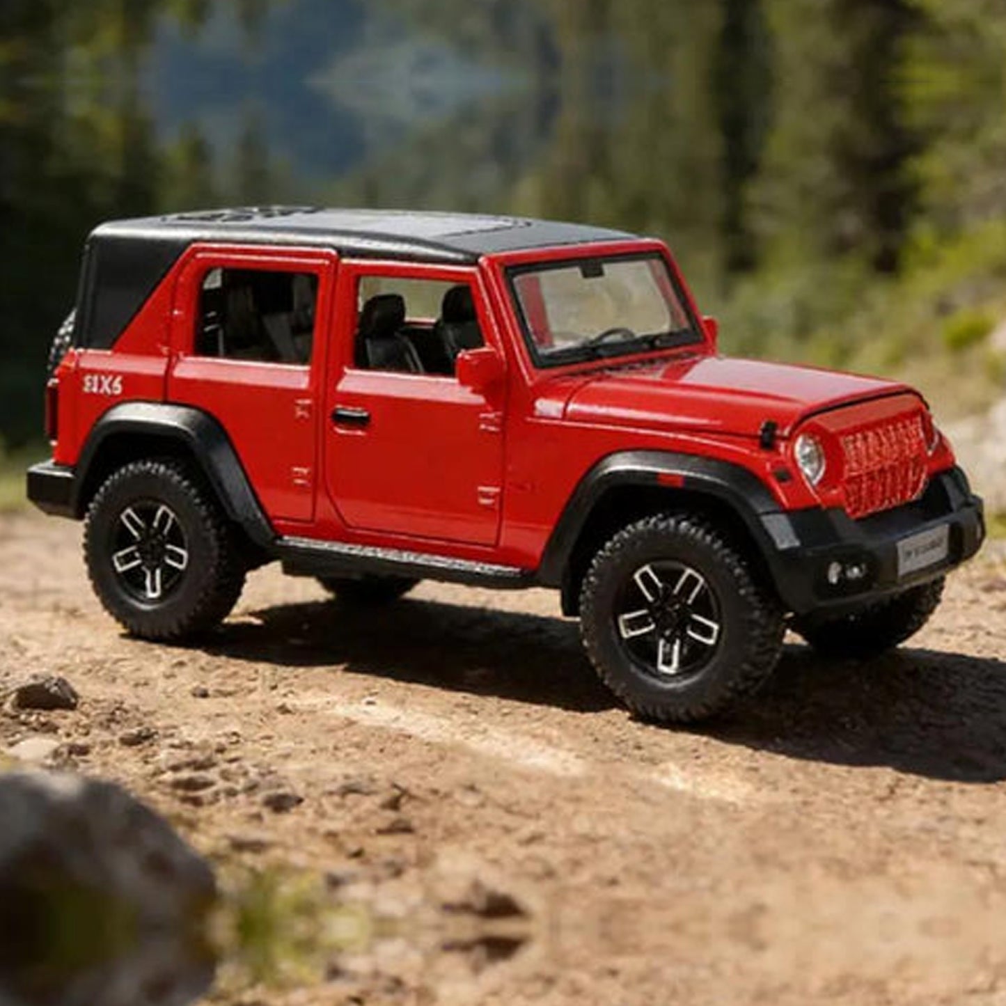 Thar Roxx Red 1:24 Die-Cast Metal Car
