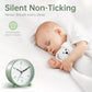 Twin Bell Table Clock With Night Back Light (Green)