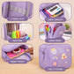 Canvas Pencil Case – Large Capacity 6 Layer With 3 Compartment For Kids