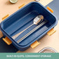 4-Compartment Stainless Steel Lunch Box