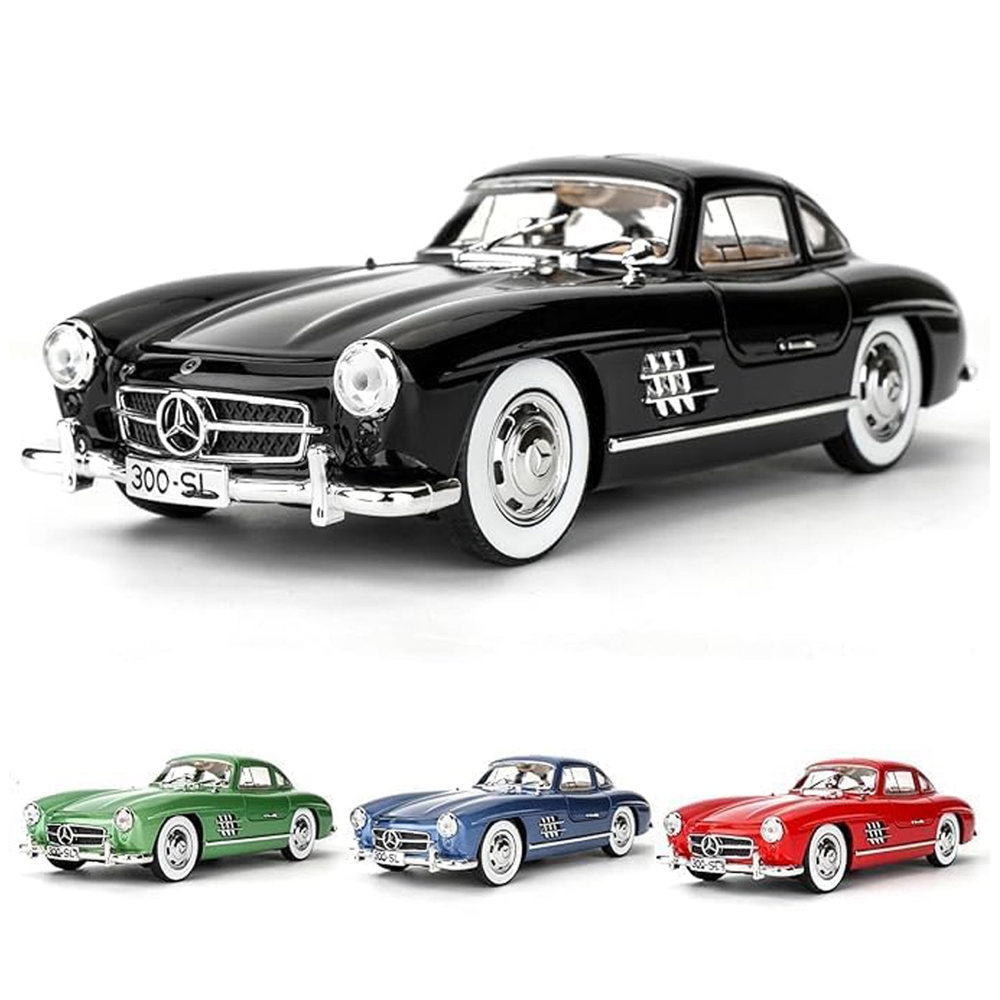 Mercedes Benz 300SL Vintage Model Car 1:24